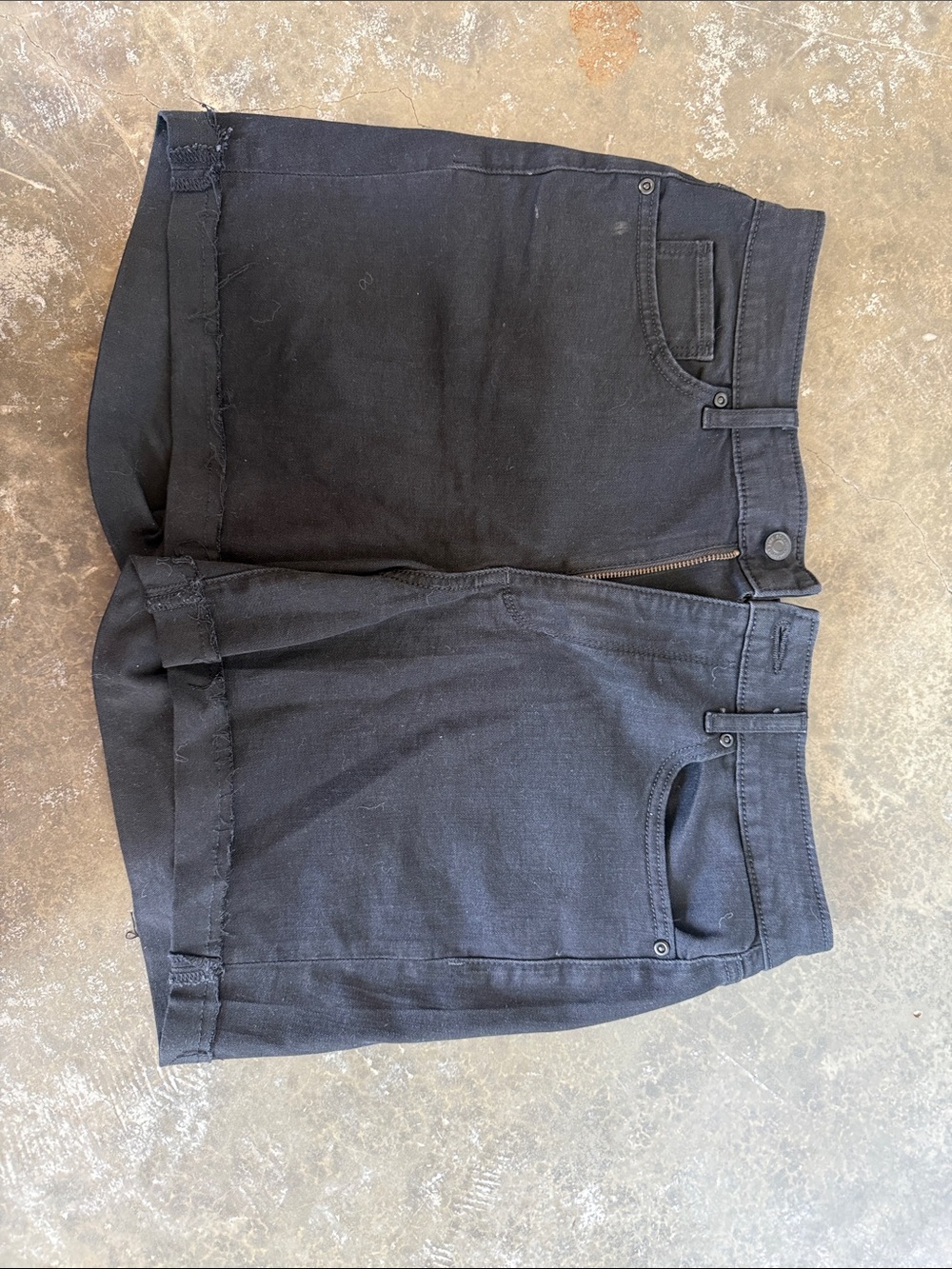 Sonoma womens Black Slim Denim Shorts